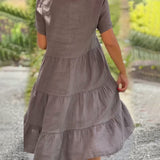 Vestido Ligero Nathalie™ con Escote en Pico