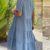 Vestido Ligero Nathalie™ con Escote en Pico