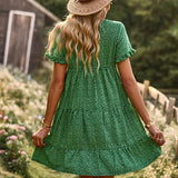 Vestido Casual de Manga Corta Jolie™