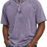 Camisa Vintage Felipe con Botones para Hombre