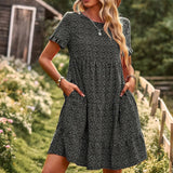 Vestido Casual de Manga Corta Jolie™
