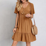 Vestido Mini de Manga Corta Imma™ Primavera/Verano