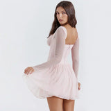 Vestido Corto Gilda™ Rosa