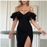 Vestido de Manga con Volantes Nicole ™