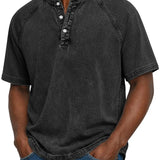 Camisa Vintage Felipe con Botones para Hombre