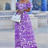 Vestido Largo Elegante Martina™ con Hombros Descubiertos