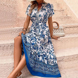 Vestido Largo de Verano con Estampado Floral Mary™