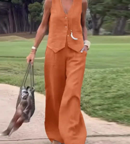 Conjunto de Chaleco Roselien de Dos Piezas