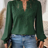 Blusa Elegante Clementine con Escote en V