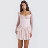 Vestido Corto Gilda™ Rosa