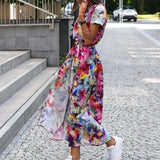 Vestido de Mujer Anna con Estampado Floral Primavera/Verano