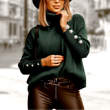 Jersey Oversize de Cuello Alto