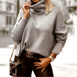 Jersey Oversize de Cuello Alto