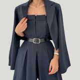 Julia | Conjunto de Mujer Bustier + Chaqueta – Estilo Elegante y a la Moda