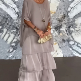 Vestido Maxi Fluido Elegante Lara