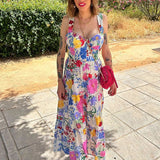 Vestido de Flores de Colores Toya ™