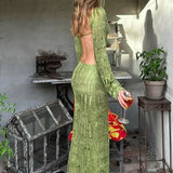 Vestido de Punto Sin Espalda Maxine ™