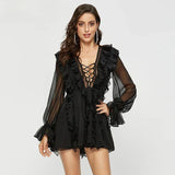 Vestido Elegante con Volantes Harley ™