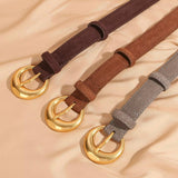 Cinturón de Suede Cinchado Celina