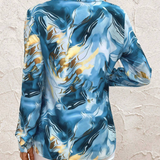 Blusa de Satén Mármol Aviana
