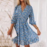 Vestido Floral Glamuroso Corina™