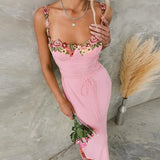 Vestido Floral Margaret™ Rosa