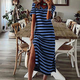 Vestido Largo Vintage Rayas Primavera/Verano Maya™