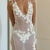 Vestido de Flores Transparentes Gigi ™