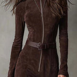 Vestido Largo de Ante Alessia Lunori™