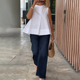 Blusa Sin Mangas Minimalista Sana