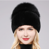 Gorro de Piel de Zorro Giovanna