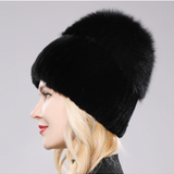 Gorro de Piel de Zorro Giovanna
