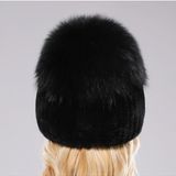 Gorro de Piel de Zorro Giovanna