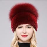 Gorro de Piel de Zorro Giovanna