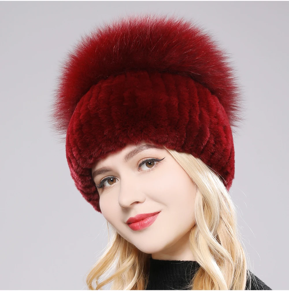 Gorro de Piel de Zorro Giovanna