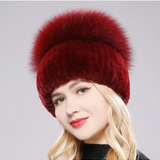Gorro de Piel de Zorro Giovanna