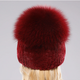 Gorro de Piel de Zorro Giovanna