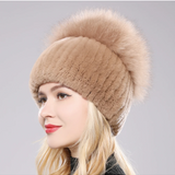Gorro de Piel de Zorro Giovanna