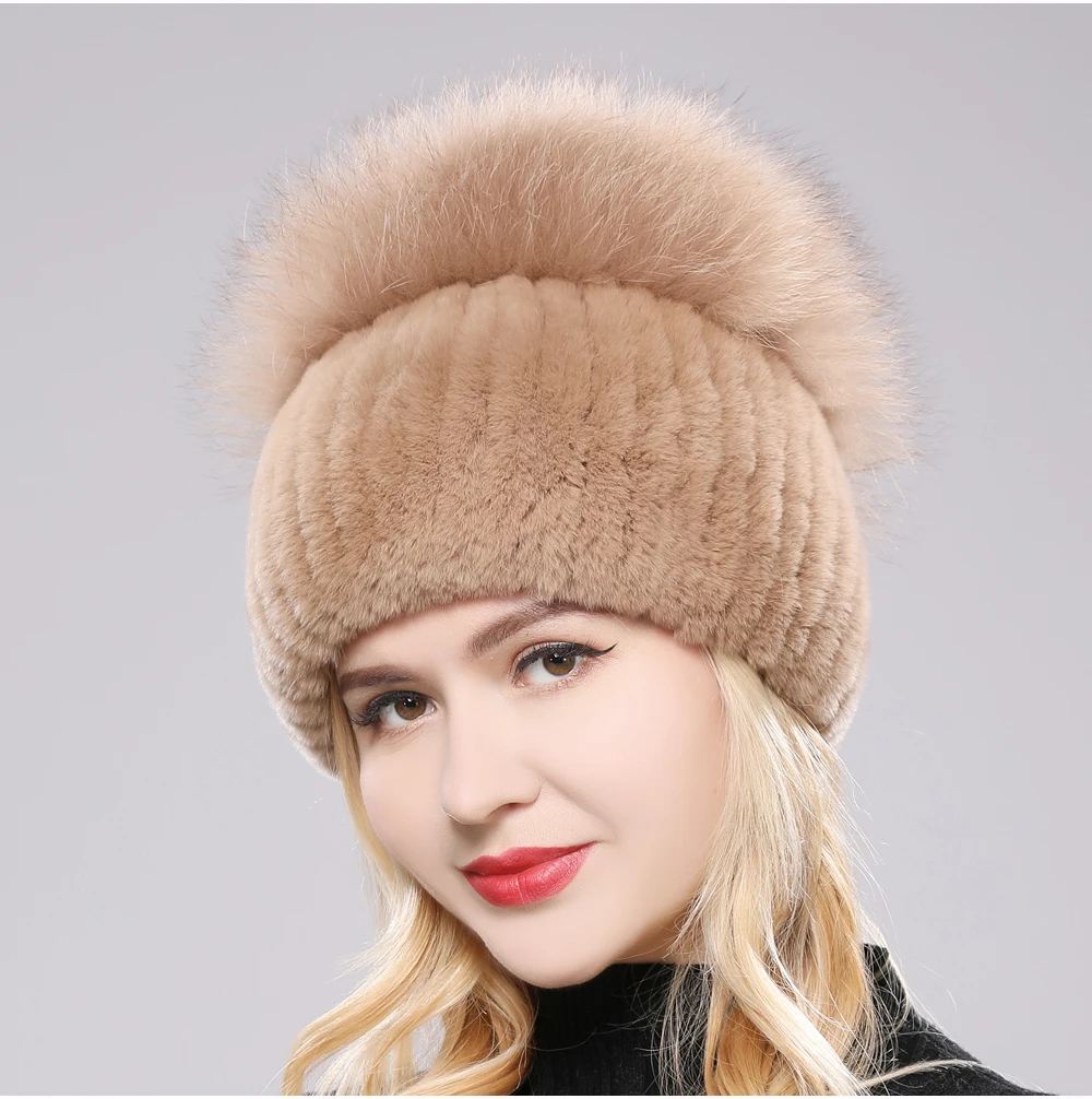 Gorro de Piel de Zorro Giovanna