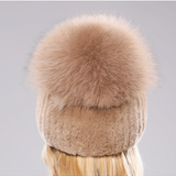 Gorro de Piel de Zorro Giovanna