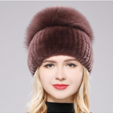 Gorro de Piel de Zorro Giovanna