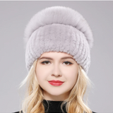 Gorro de Piel de Zorro Giovanna