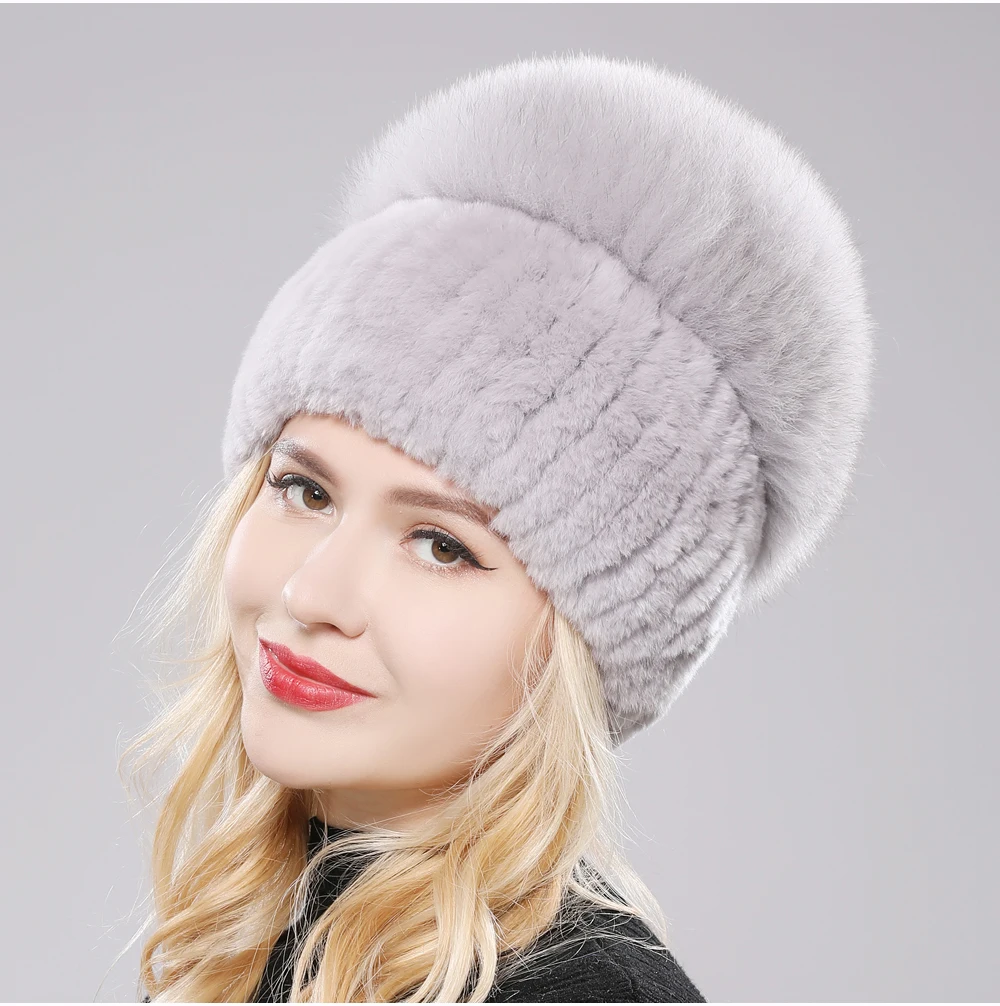 Gorro de Piel de Zorro Giovanna