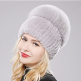 Gorro de Piel de Zorro Giovanna