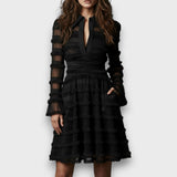 Vestido Midi de Flecos Parisa