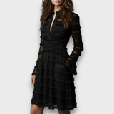 Vestido Midi de Flecos Parisa
