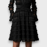 Vestido Midi de Flecos Parisa