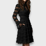 Vestido Midi de Flecos Parisa
