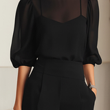Valentina | Conjunto de tres piezas negro para Dama