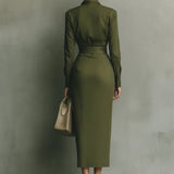 Vestido Elegante Envolvente Narelle